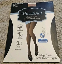 Miraclesuit Shaper Tights Size Small Light Nude
