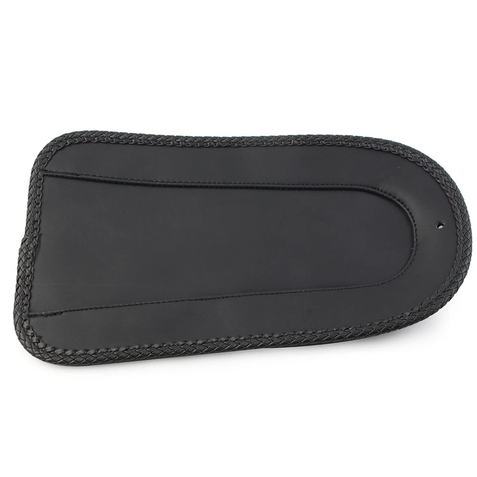 Guardabarros trasero de cuero PU negro para motocicleta asiento individual para Honda VTX1800R VTX1300S Foto 2 de 4