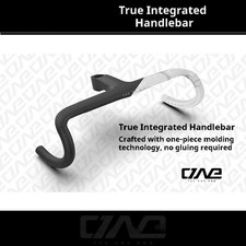 Road Bike Drop Handlebar Integrated Handlebar Internal Routing 380/400/420MM