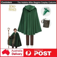 The Hobbits Bilbo Baggins Cosplay Costume Christmas Party Deluxe Fancy Dress Men