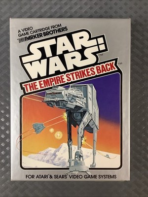 Star Wars The Empire Strikes Back Atari 2600 Original Plastic ARCHIVED & STAMPED