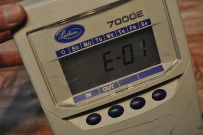 Lathem 7000E Time Clock NO KEY ERROR CODE SOLD AS IS