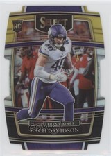 2021 Panini Select Concourse Black & Gold Prizm Die-Cut Zach Davidson #95 0q0m