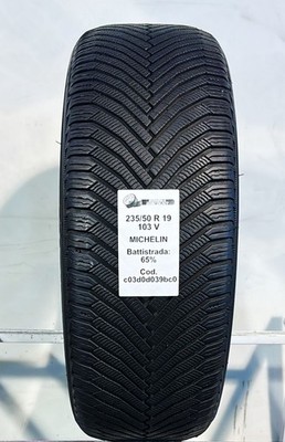 GEBRAUCHTE REIFEN STÜCK 1 MICHELIN ALPIN 7 235/50 R19 103V INVERNALI