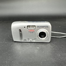 Olympus Camedia C-170 4.0MP Compact Digital Camera Silver Tested