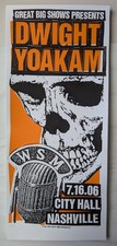 Dwight Yoakam '06 Artist signed/numbered Silkscreen Concert Poster Print Mafia