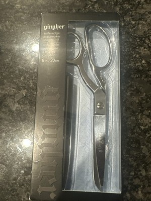 Brand New! Gingher Knife-Edge Dressmaker Shears Scissors 8'' 220525 (4125)