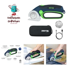 Versatile Cordless Electric Scissors with Safety Lock - Ideal for DIY Projects