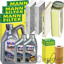 MANN INSPEKTIONSPAKET+MOBIL XE 5W-30 &Ouml;L passend f&uuml;r MERCEDES ML GLE W166 250 CDI