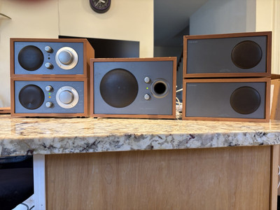 Tivoli Audio Model Two 2.1 Wired Speaker Set w/ Subwoofer, Wood, FM, 50W
