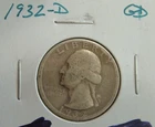 1932-D Washington Silver Quarter G+