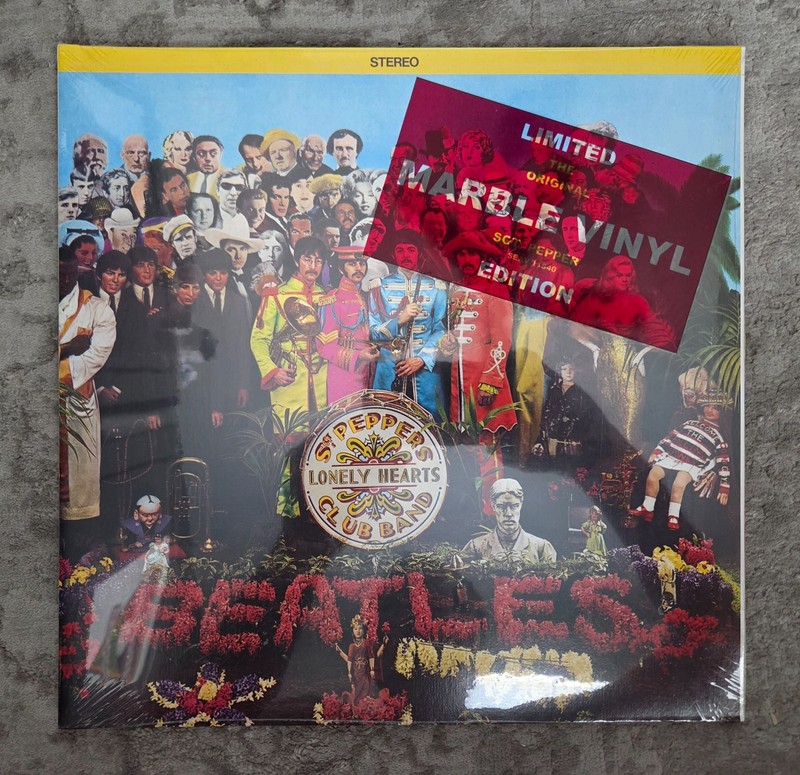 Beatles EARLY-1978 CANADIAN ISSUE ‘SGT. PEPPER’S LHCB' MARBLE VINYL LP SEALED!