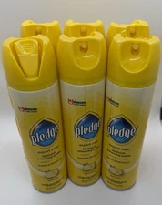 Pledge Enhancing Furniture Polish Spray, Lemon NETY WT. 9.7oz (274g)   pack of 6