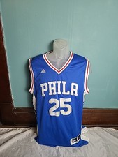 Adidas Phila Philadelphia 76ers Basketball Ben Simmons 25 Swingman Jersey Mens L