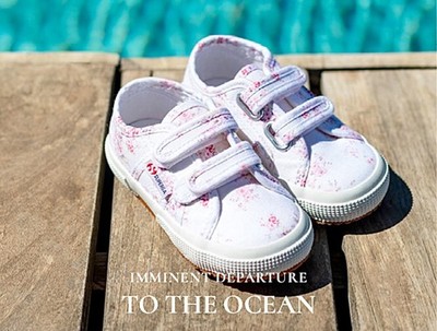 Superga Petit Fleurs Italian Sneakers by Tartine Et Chocolat, 10.5 Toddlers, New
