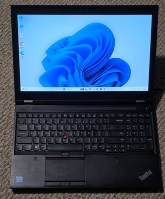 Lenovo P51  Xeon E3-1505M v6@3Ghz 16GB RAM 512GB NVMe WIN 11 PRO - NO CHARGER