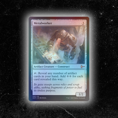 FOIL - Metalworker - Custom MTG Card - High-Quality