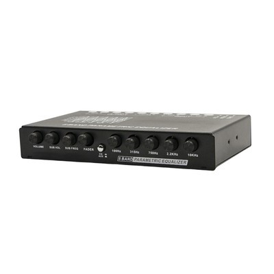 5-Band-Auto-Audio-Equalizer mit CD/AUX-Eingangswahlschalter, Premium, stilvoll,