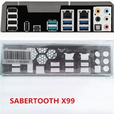 Original For Asus SABERTOOTH X99 Shield IO I/O Rear Baffle Backplate Motherboard