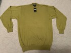 Cibreo 2000 Collection Sweater Size XLT Dijon Yellow Made In Italy NWT — photo 1