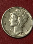 1942 S Mercury SILVER Dime /San Francisco / EXTRA FINE+  HIGH GRADE SILVER COIN