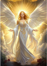 Angel Diamond Painting Kits, Angel Wing Diamond Art Dots for Adults Beginners, 5