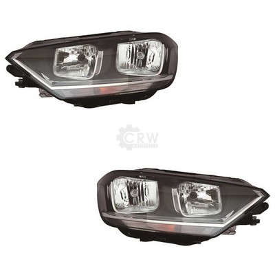 Halogenscheinwerfer Set mit Motor für VW GOLF SPORTSVAN AM1 Bj. 2014-09/2017