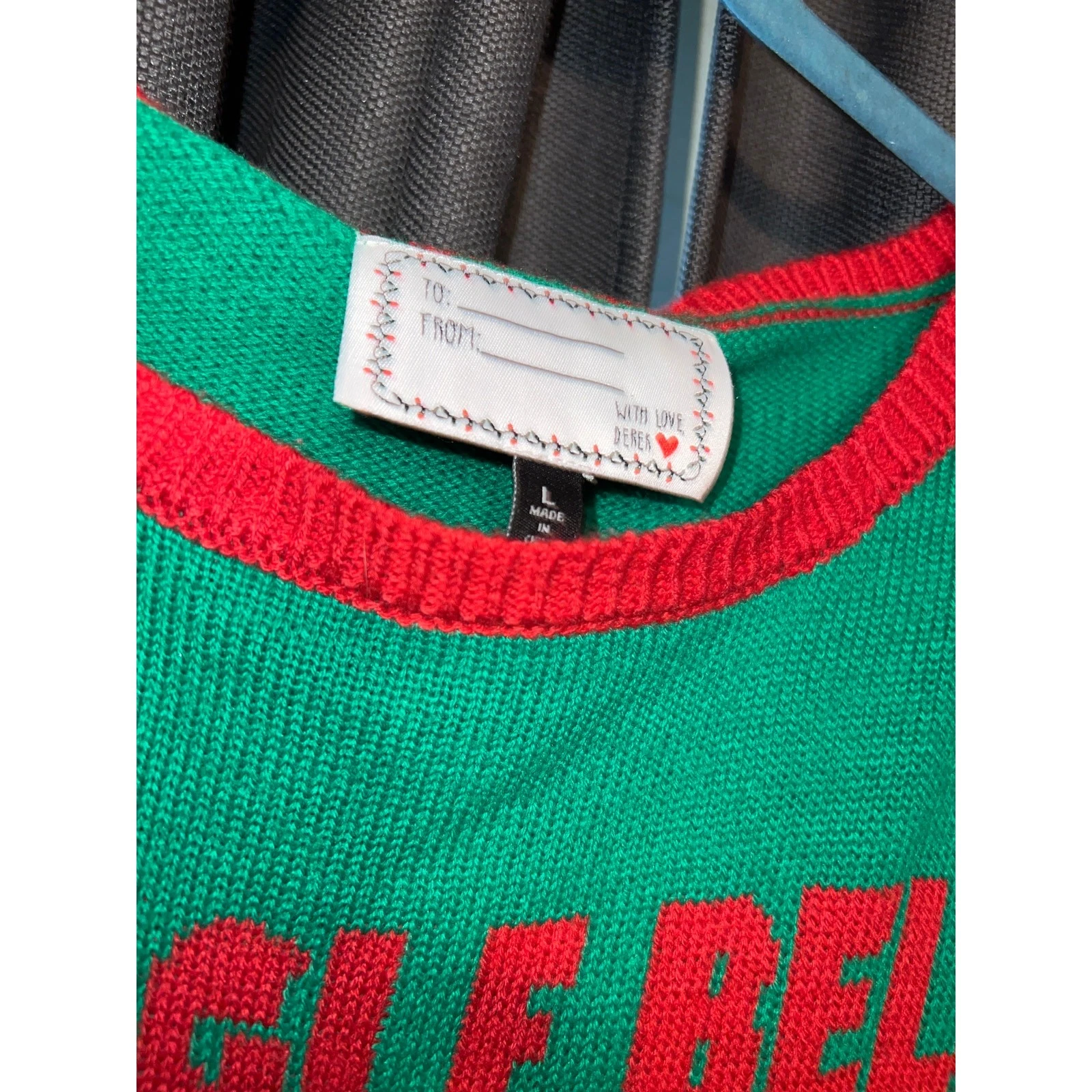 Ugly Christmas Sweater Xmas Size Large