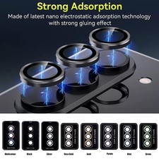 For Samsung Galaxy Z Fold5 Fold7 6 Tempered Glass Camera Protector Metal Ring