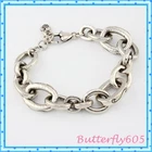 Brighton Mercer Link Retired Silver Scroll Bracelet