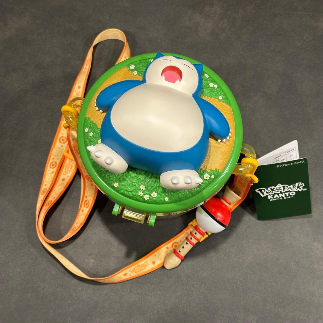 PokePark Kanto Snorlax Popcorn Bucket Limited Edition Japan