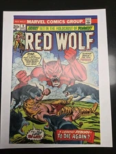 Red Wolf #9 Marvel Comics Lobo John Romita Sr Roy Thomas 1973 -