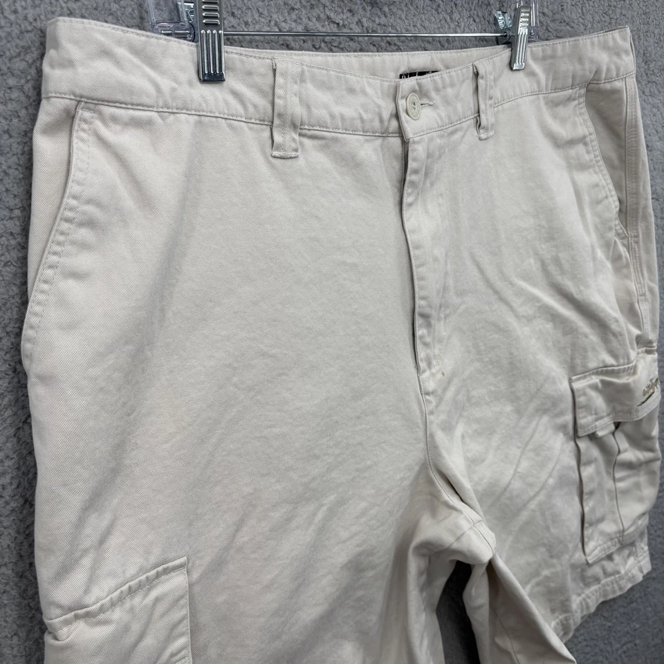 Pantalones Cortos Carga Quiksilver Para Hombre 40 Beige Exterior Utilidad Bolsillos Y2K Surf Foto 4 de 4