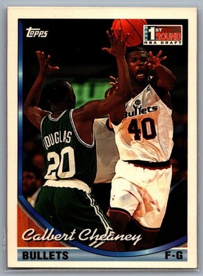 1993-94 Topps - Calbert Cheaney #250 (RC)