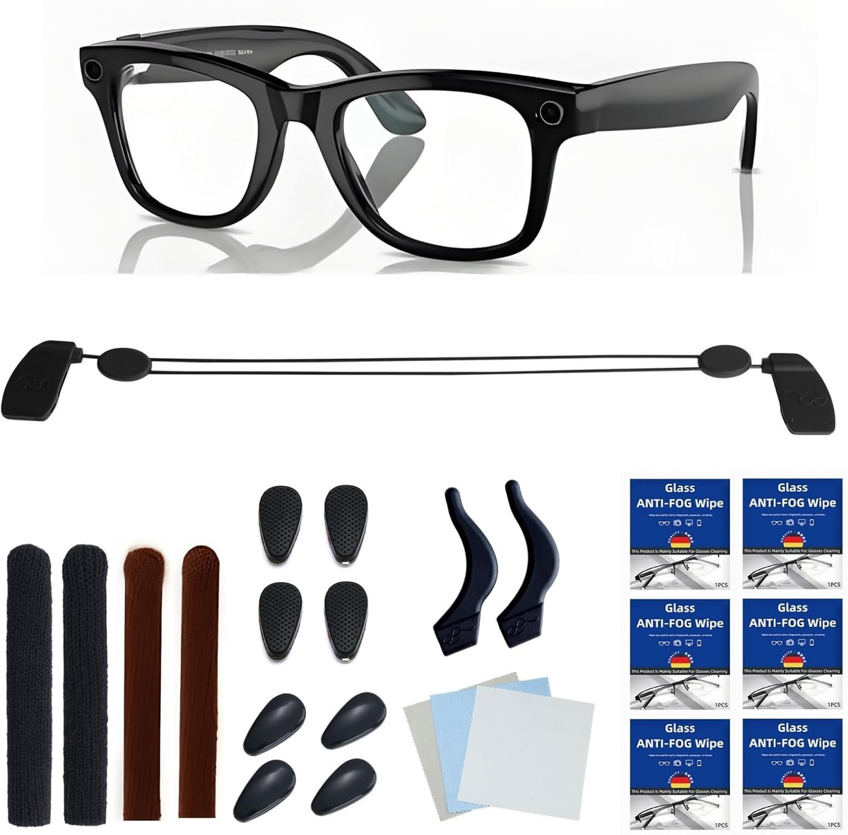 Accessories Fit for Ray-Ban Meta Wayfarer/Headliner/Skyler Smart