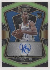 2020-21 Select Rookie Signatures Neon Green Prizm 19/99 Theo Maledon Auto 07mp