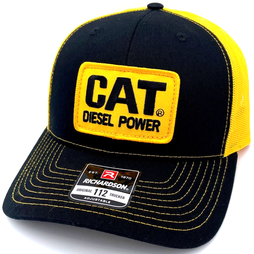 Caterpillar CAT Diesel Power Vintage Patch Hat Richardson 112 Cap eBay