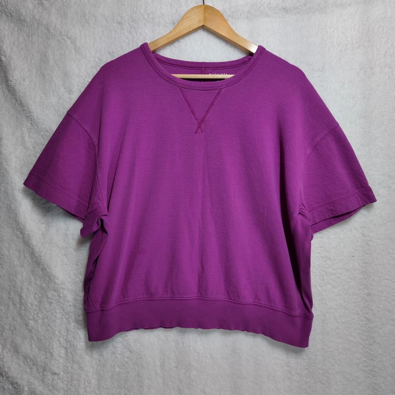 athleta modern sundown crewneck tee top sweatshirt