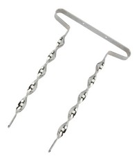 F&R Lowrider Chrome Flat Twisted Bumper 24/26...