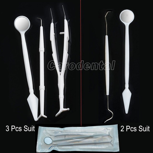 Disposable Dental Instruments Supplies Mirror / Tweezers / Explorer
