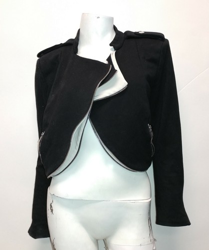 Bebe Black Layered Bolero Gem
