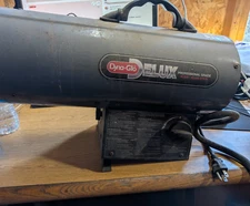 DYNA-GLO DELUX Forced Air LP Liquid Propane Heater Industrial  30,000-60,000 BTU