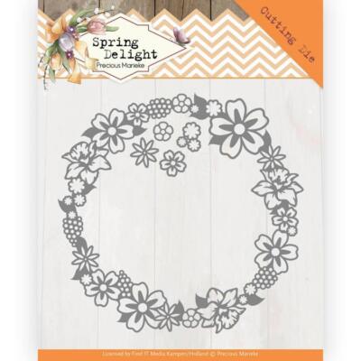 Stanzschablone - Precious Marieke - Seasonal Flowers - Frühlings Rahmen
