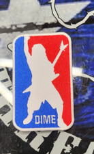 EMBROIDERED DIME RED, WHITE, & BLUE PATCH (Please Read Ad)
