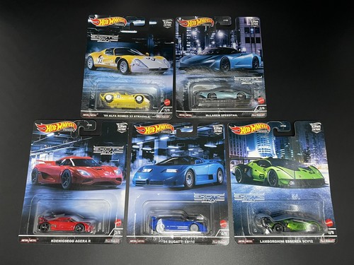 2022 Hot Wheels Premium Car Culture Exotic Envy Set Of 5