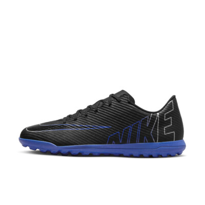 NIKE MERCURIAL VAPOR 15 CLUB TF MEN\'S 8 SOCCER SHOES BLACK-BLUE DJ5968-040 NIB Buy Nike Mercurial Vapor 15 Club Turf Low-Top Football Shoes  main image 2