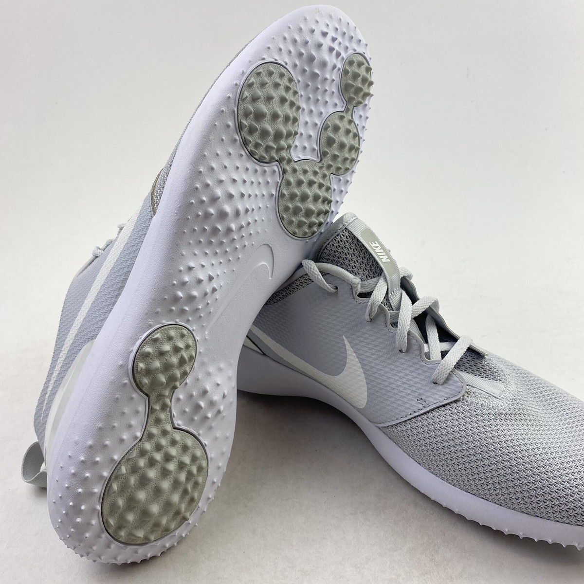 NEW Nike Roshe G Golf Shoes AA1837-002 Size 8 Gray Pure Platinum Nike Mens Roshe G Golf Shoes Spikes Gray White AA1837-002  main image 2