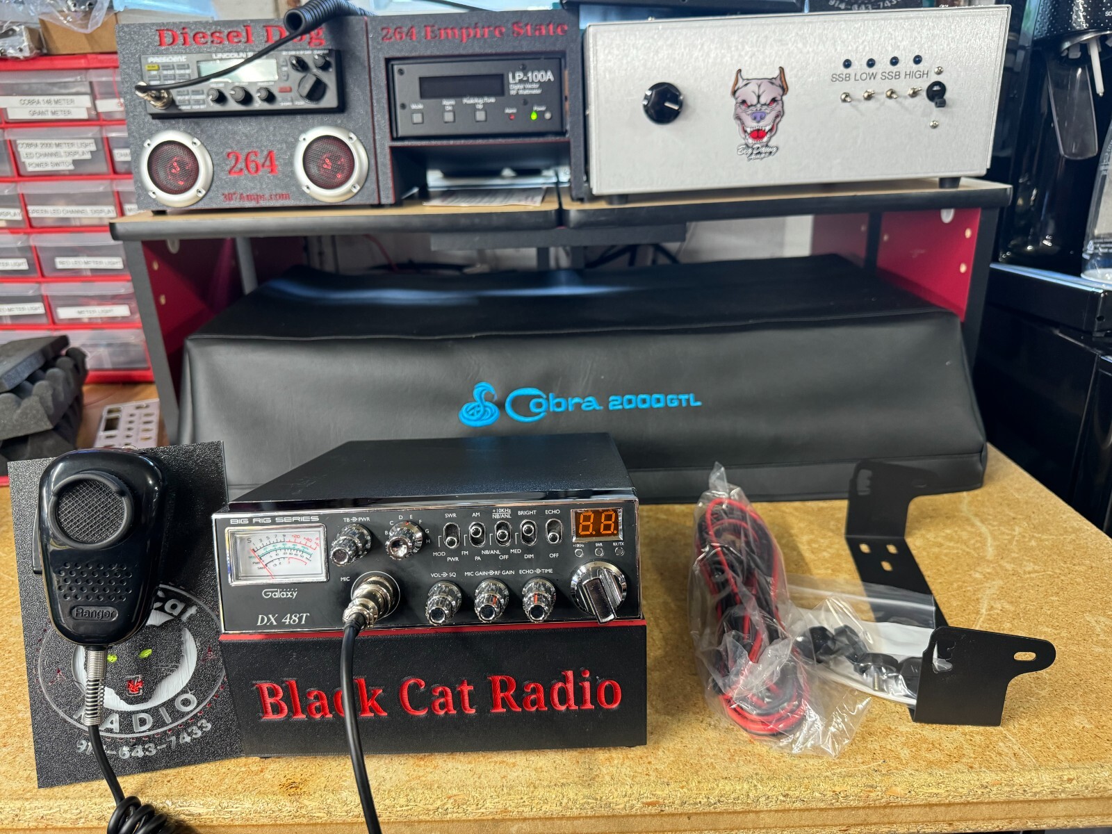 Galaxy DX 48T 10 Meter Big Rig Series Radio. Echo + Talkback eBay