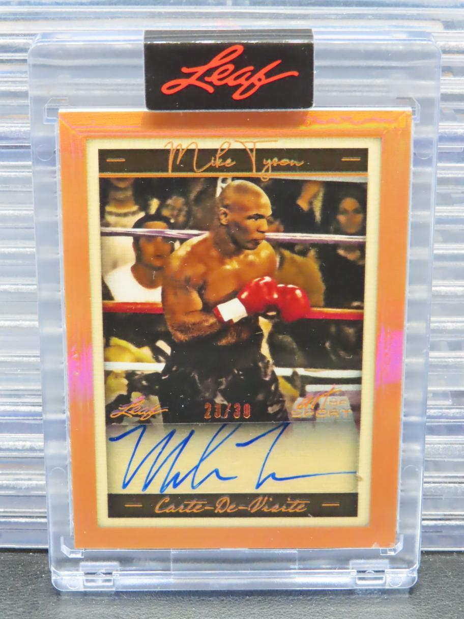 2023 Leaf Art of Sport Mike Tyson CarteDeVisite Bronze Auto Autograph