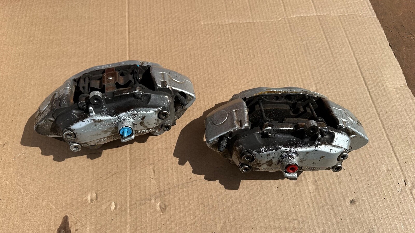 04-17 Maserati Quattroporte Front Left & Right Brake Caliper Brembo 20723303.04